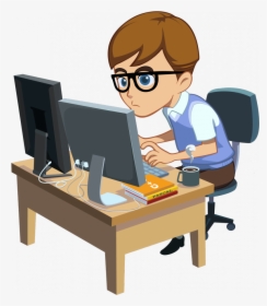 Programmer Png Clipart Computer Programming Software - Programmer Cartoon Png, Transparent Png, Transparent PNG
