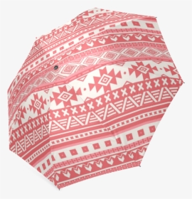 Fancy Tribal Border Pattern 08 Red Foldable Umbrella - Box, HD Png Download, Transparent PNG