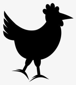 Rooster Chicken Clip Art Silhouette Fauna - Gallo Silueta Png, Transparent Png, Transparent PNG