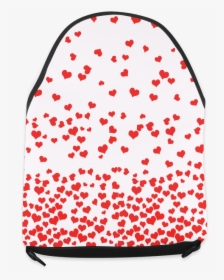 Red Falling Hearts On Pink Crossbody Bag - Handbag, HD Png Download, Transparent PNG