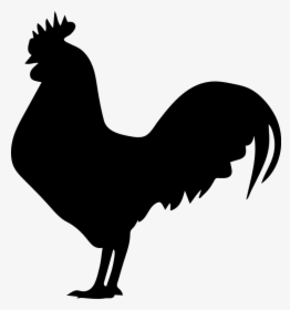 Rooster Chicken Silhouette Clip Art - Rooster Silhouette Svg, HD Png Download, Transparent PNG