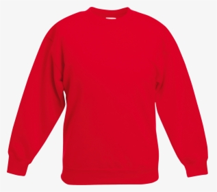 Red Long Sleeve Shirt Front And Back , Png Download - Red Long Sleeve Shirt Front And Back, Transparent Png, Transparent PNG