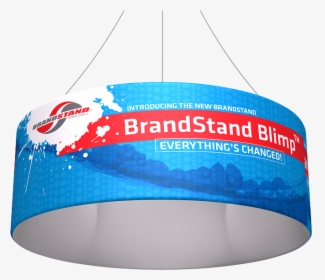 10ft X 42in Blimp Tube Hanging Tension Fabric Banner - Lampshade, HD Png Download, Transparent PNG