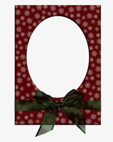 Transparent Christmas Red Photo Frame With Green Bow - Red Green Frame, HD Png Download, Transparent PNG