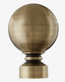 Ball Finial In Antique Brass - Trophy, HD Png Download, Transparent PNG