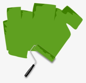 Leaf,symbol,tree - Paint Roller Clip Art, HD Png Download, Transparent PNG