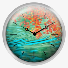 Japanese Maple In Autumn Kyoto Prefecture Honshu Japan - Texture Clock Png, Transparent Png, Transparent PNG