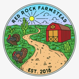 Red Rock Farmstead - Illustration, HD Png Download, Transparent PNG