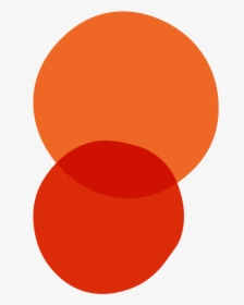 Abstract Illustration Using Orange Circles - Circle, HD Png Download, Transparent PNG
