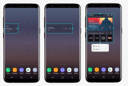 For More Tips On The Samsung Galaxy S8, Check Out Some - Samsung S8 App Widgets, HD Png Download, Transparent PNG