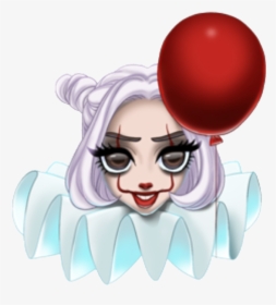 Pin Scary Clown Clipart - Ariana Grande Halloween Scary, HD Png Download, Transparent PNG