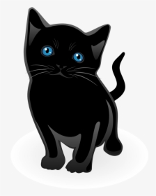Free Clipart Black Cat, HD Png Download, Transparent PNG