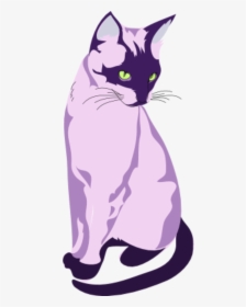 Vector Clip Art - Cat Clip Art Colored, HD Png Download, Transparent PNG