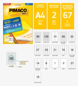 Etiquetas Pimaco , Png Download - Pimaco Etiquetas, Transparent Png, Transparent PNG