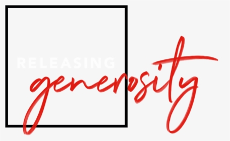 Releasing Generosity Logo - Calligraphy, HD Png Download, Transparent PNG