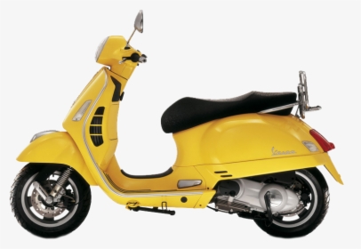 Yellow Scooter Png Image - Vespa Gts Supertech 300, Transparent Png, Transparent PNG