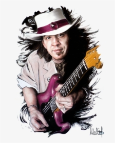 Stevie Ray Vaughan Round Beach Towel For Sale By Melanie - Stevie Ray Vaughan Large Poster, HD Png Download, Transparent PNG
