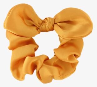 Bows Satin Knot Scrunchie - Heart, HD Png Download, Transparent PNG