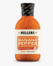 Mm Mockup 9oz Hot Web - Miller's Banana Pepper Mustard, HD Png Download, Transparent PNG