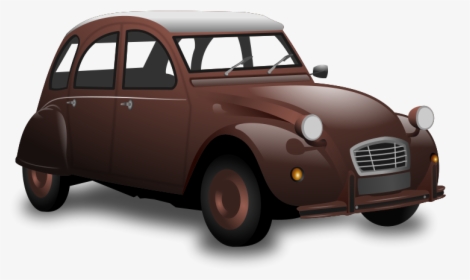 Car Free Download Clip - Old Brown Car Clipart, HD Png Download, Transparent PNG