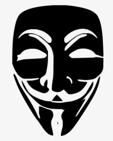 Transparent Face Mask Clipart - Anonymous Mask Transparent Background, HD Png Download, Transparent PNG