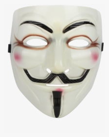 Guy Fawkes Mask , Png Download - White V For Vendetta Mask, Transparent Png, Transparent PNG