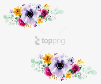 Free Png Flower Design For Wedding Invitation Png Image - Wedding Invitation Flowers Design, Transparent Png, Transparent PNG