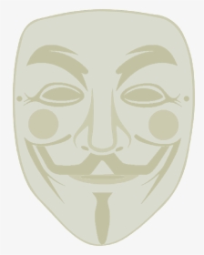 Guy Fawkes Mask , Png Download - Universidad Autónoma De Guadalajara, Transparent Png, Transparent PNG