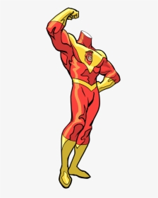 Transparent Body Chest Clipart - Cartoon Super Hero Bodies, HD Png Download, Transparent PNG