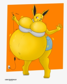Image Royalty Free Library Body Clip Plug - Jolteon Inflation, HD Png Download, Transparent PNG