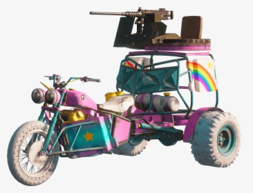 Unicorn Tricycle - Far Cry New Dawn Unicorn Trike, HD Png Download, Transparent PNG