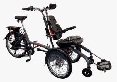 Wheelchairbike With Motor - Wheelchair Bicycle, HD Png Download, Transparent PNG