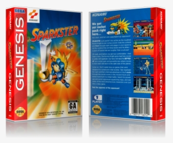 Sega Genesis Sparkster Sega Megadrive Replacement Game - Rocket Knight Adventures 2, HD Png Download, Transparent PNG