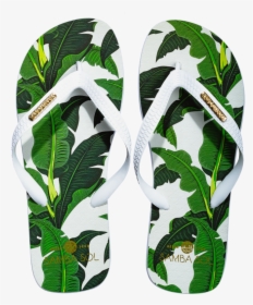 Mens Fashion Collection Banana Leaf Flip Flop Samba, HD Png Download, Transparent PNG