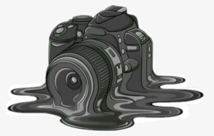 #melting #canoncamera #canon I Like This, Its Awesome - Camera Melt Sticker, HD Png Download, Transparent PNG