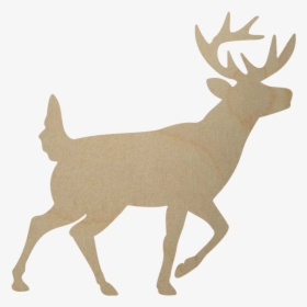Wooden Deer Cutout Shape - Deer Clip Art, HD Png Download, Transparent PNG