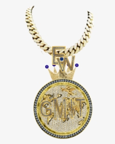 Jewelry Rich Gold Rapper Famous Freetoedit - Necklace, HD Png Download, Transparent PNG