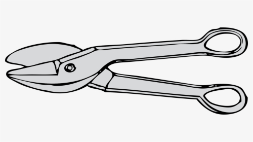 Line Art,angle,hardware Accessory - Metal Shears Clipart, HD Png Download, Transparent PNG