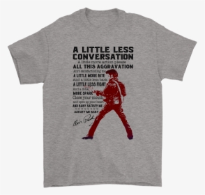 A Little Less Conversation A Little More Action Elvis - Cowboys Grinch T Shirt, HD Png Download, Transparent PNG