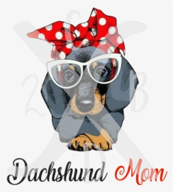 Weenie Dog Final Image - Dachshund Mom Clip Art, HD Png Download, Transparent PNG