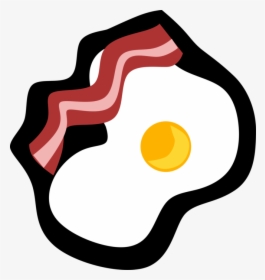 Vector Illustration Of Breakfast Bacon & Fried Egg - Bacon's Rebellion, HD Png Download, Transparent PNG