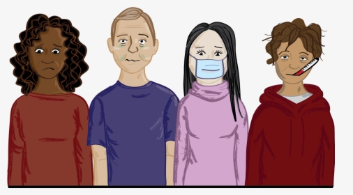 Transparent Sick People Clipart - Group Of Sick People, HD Png Download, Transparent PNG