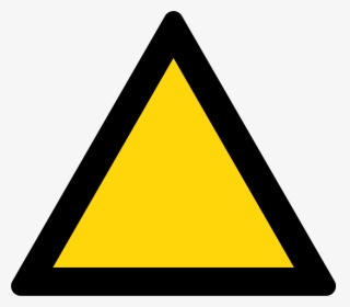 Triangle Warning Sign - Yellow Triangle Warning Sign, HD Png Download, Transparent PNG