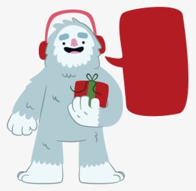 Clipart Winter Polar Bear - Polar Bear Christmas Png, Transparent Png, Transparent PNG