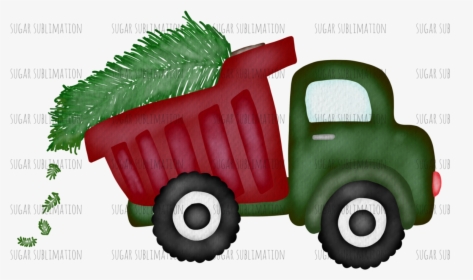 Christmas Dump Truck Clip Art, HD Png Download, Transparent PNG