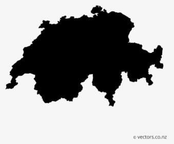 Switzerland Map Vector, HD Png Download, Transparent PNG