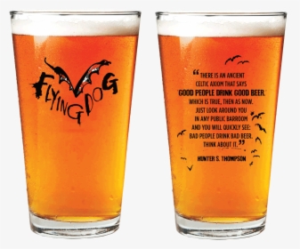 Hunter S Thompson Beer Glass, HD Png Download, Transparent PNG