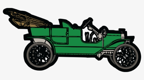Free Clipart Of A Convertible Green Vintage Car - Model T Ford Clipart, HD Png Download, Transparent PNG