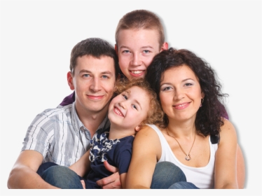 White Family Smiling Transparent Background, HD Png Download, Transparent PNG