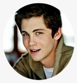 Bottons Logan Lerman - Famous Boys With Green Eyes, HD Png Download, Transparent PNG